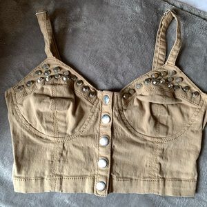 Forever 21 | Military cropped top